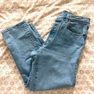 Levi’s 501 Straight Leg High Waisted Jean